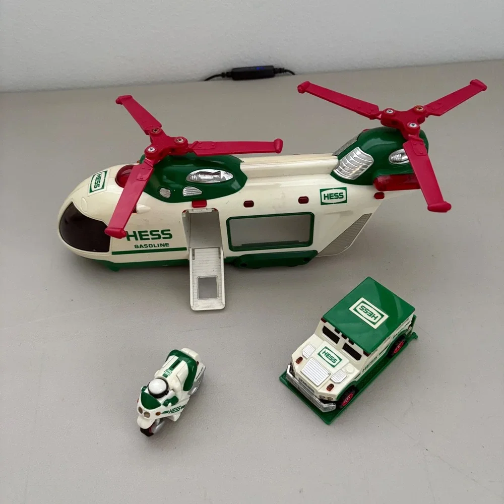 VTG Hess Toy Truck Lot 1992-2003 Rescue Fire Truck Airplane Racecars with Boxes